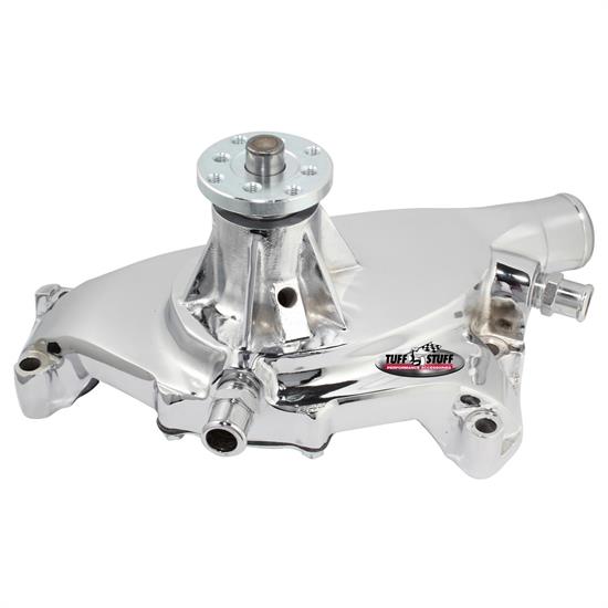 Tuff Stuff 1494NB BBC Chevy Short Supercool Water Pump, Chrome