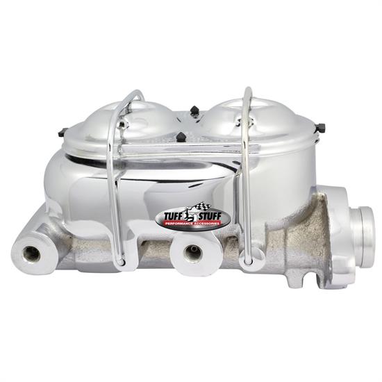 Tuff Stuff 2021NA Dual Reservoir Master Cylinder, 1 In, Chrome