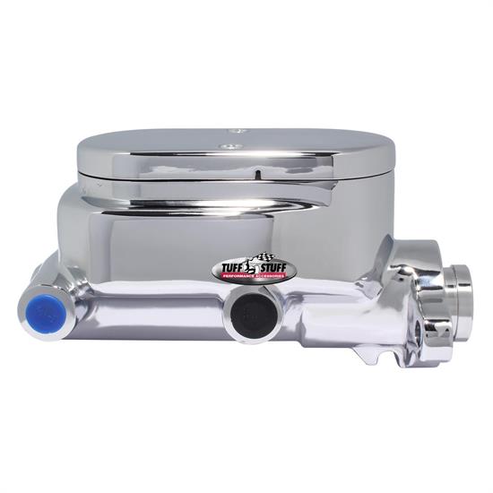 Tuff Stuff 2024NC Dual Reservoir Master Cylinder, 1 Inch, Chrome