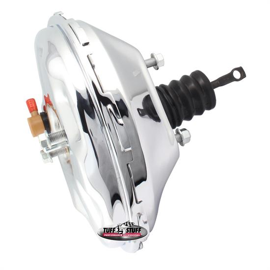 Tuff Stuff 2228NA Single Diaphragm Booster W/Studs, Chrome