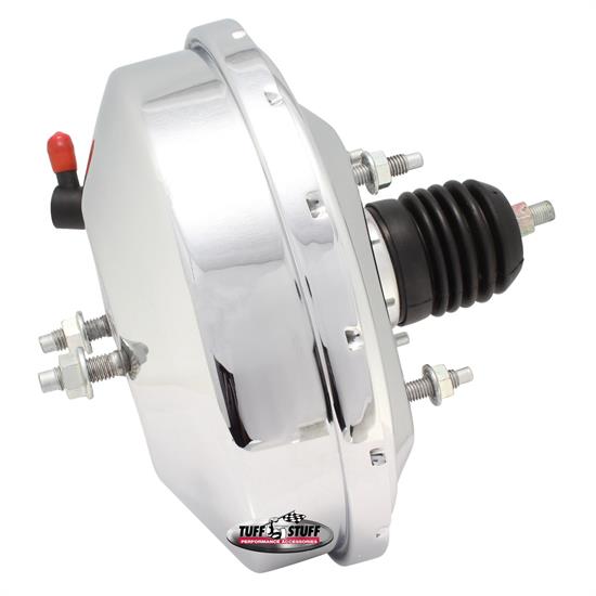 Tuff Stuff 2231NA Single Diaphragm Slim Line Booster, Chrome