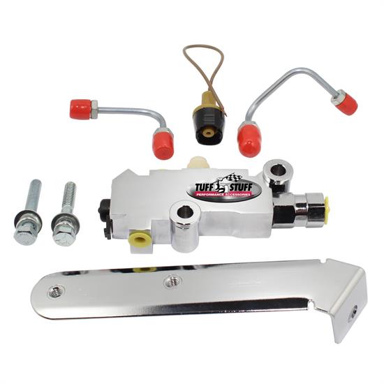 Tuff Stuff 2302NA Proportioning Valve Kit, Disc/Drum, Chrome