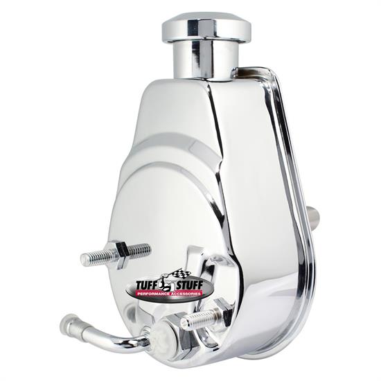 Tuff Stuff 6164A GM Power Steering Pump, Press Fit, Chrome
