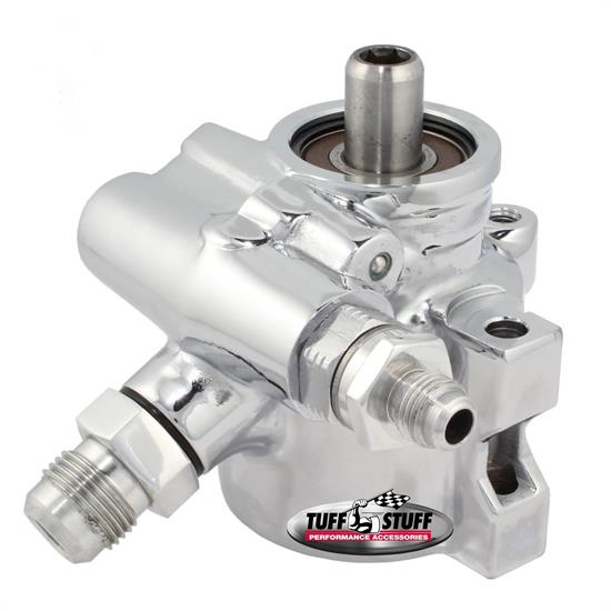 Tuff Stuff 6175ALD Type II Power Steering Pump, Chrome