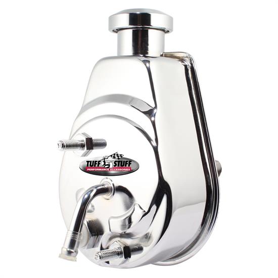 Tuff Stuff 6177A Corvette Saginaw Power Steering Pump, Chrome
