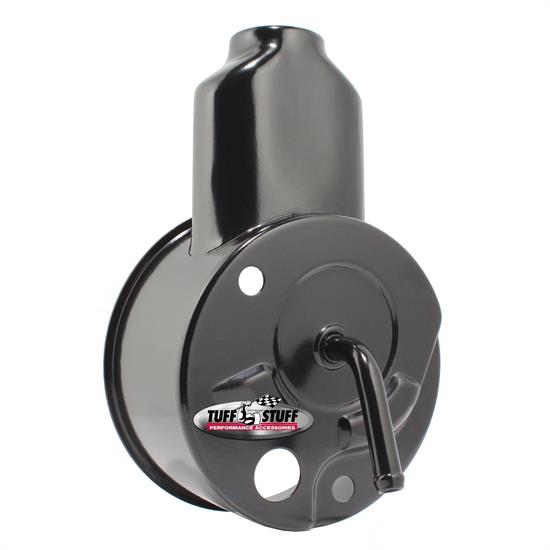 Tuff Stuff 6509B Power Steering Pump Can, Black Powder Coat