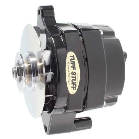 Tuff Stuff 7078NE Ford Alternator, 70 Amp, 1-Wire, Stealth Black