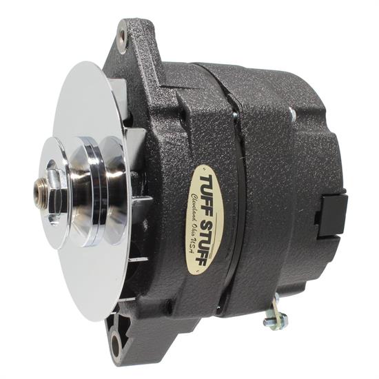 Tuff Stuff 7091NKBW Jeep Alternator, 140 Amp, 1-Wire, Black