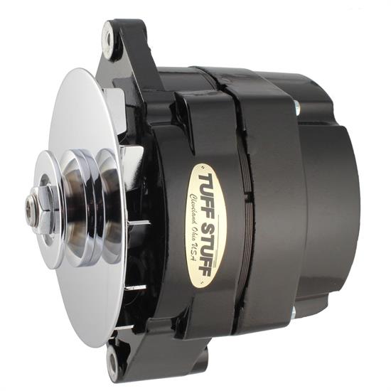 Tuff Stuff 7127NF12 GM Alternator, 100 Amp, 1-Wire, Stealth Black