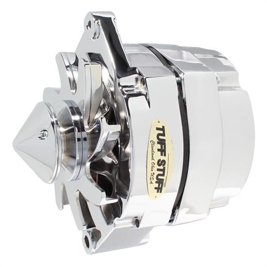 Tuff Stuff 7139ABULL12 GM Silver Bullet 100 Amp Alternator, Chr