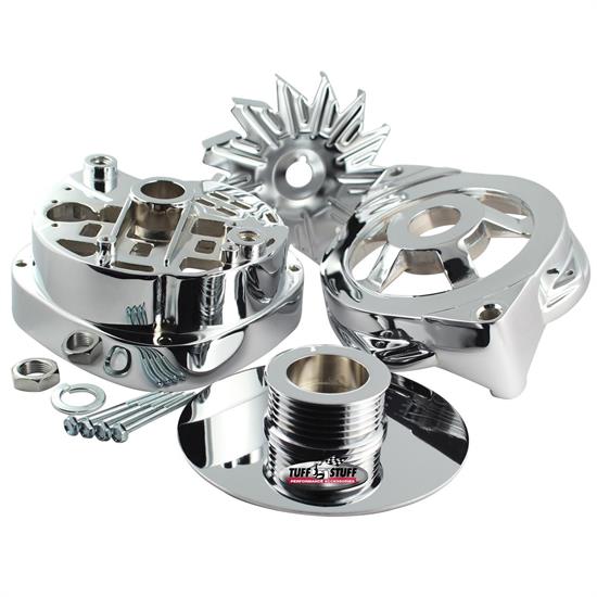 Tuff Stuff 7500P Chrome Alternator Case For Alternator Model 8173