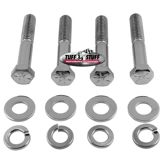Tuff Stuff 7678A Hex Head Water Pump Bolt Kit, Chrome