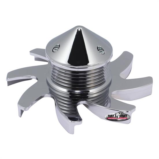Tuff Stuff 7679C Billet Aluminum Alternator Fan And Pulley,Chrome