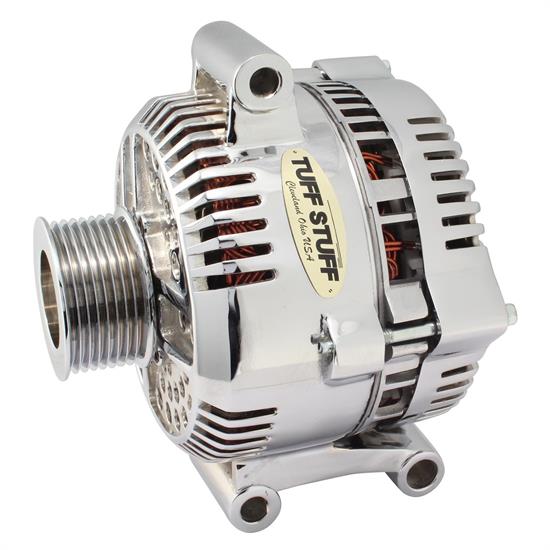 Tuff Stuff 7768A Ford Truck Alternator, 150 Amp, Chrome
