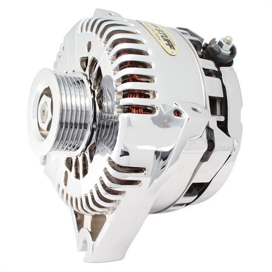 Tuff Stuff 7773AP 4.6L Ford Alternator, 150 Amp, Polished