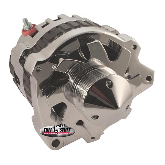 Tuff Stuff 7860BBULL6G GM Silver Bullet 160 Amp Alternator, Pol