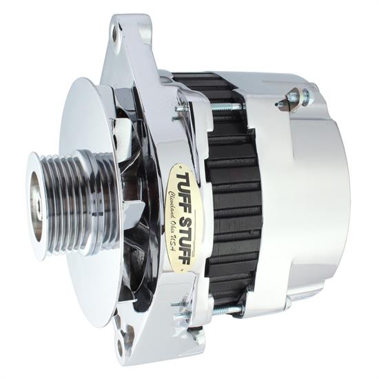 Tuff Stuff 7864A GM ZR1 Alternator, 1990-1996, 170 Amp, Chrome