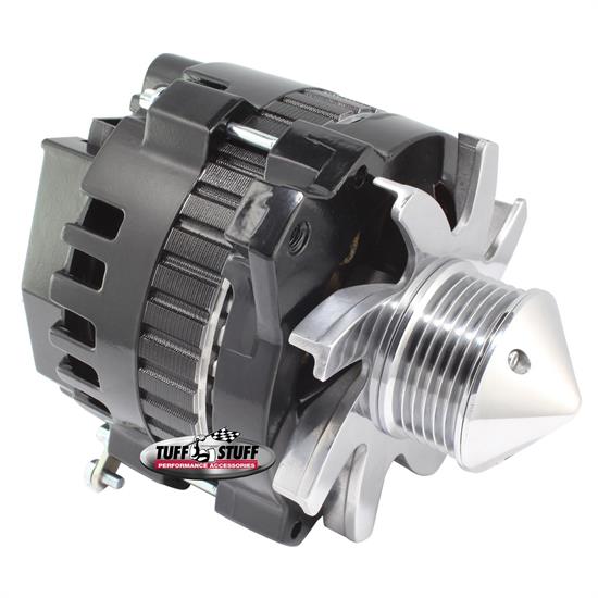 Tuff Stuff 7866G6GS22 GM Alternator, 160 Amp, 1-Wire/OEM, Black