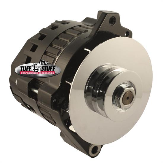 Tuff Stuff 7866G GM Alternator, 160 Amp, 1-Wire/OEM, Black
