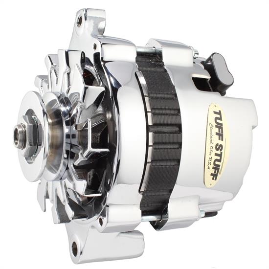 Tuff Stuff 7937AP GM Racer Alternator, 1 Wire/OEM Hookup, Pol