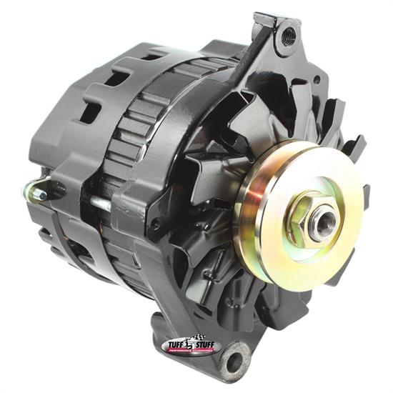 Tuff Stuff 7937B16V GM Mini Racer Alternator, 1 Wire, Black