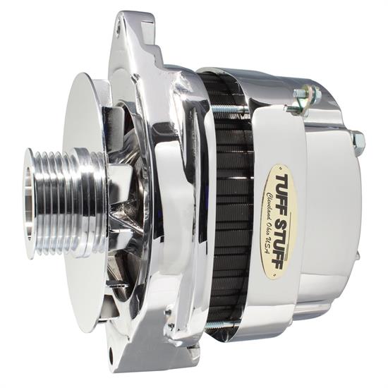 Tuff Stuff 8112NAP GM Alternator, 170 Amp, OEM Wire, Polished