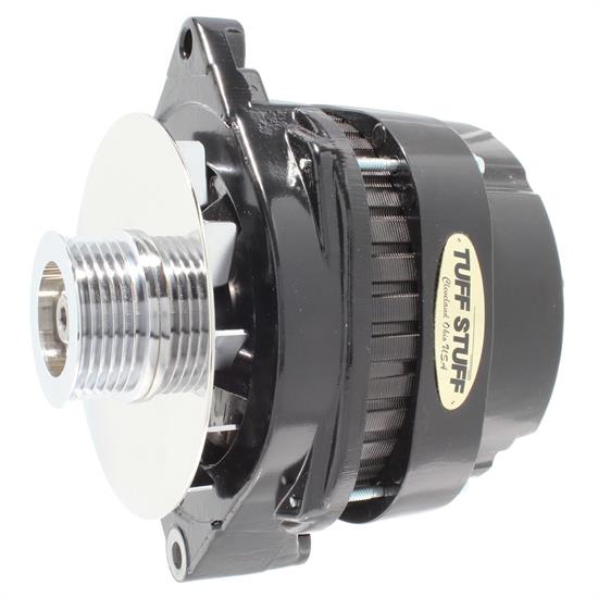 Tuff Stuff 8112NF GM Alternator, 250 Amp, OEM Wire, Black