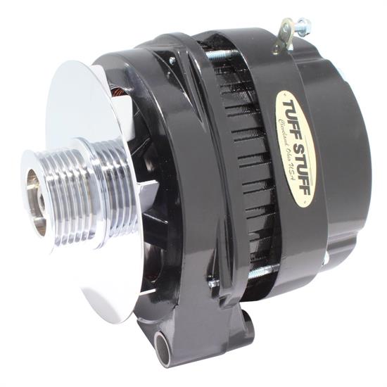 Tuff Stuff 8219NB GM Truck Alternator, 170 Amp, 1-Wire, Black