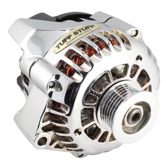 Tuff Stuff 8242NAP LS1 GM Alternator, 125 Amp, 1-Wire, Aluminum