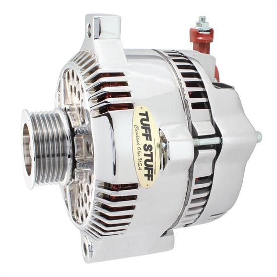Tuff Stuff 8266DP 2001-04 Ford Alternator, 225 Amp, Polished