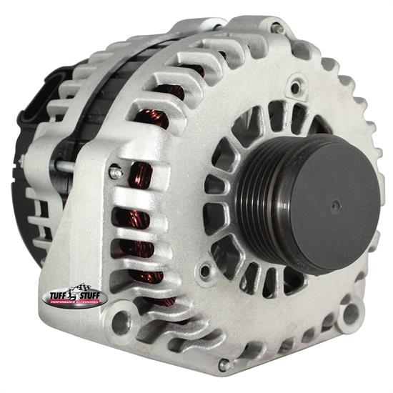 Tuff Stuff 8299B GM 6 Groove Alternator, 180 Amp, Factory Cast