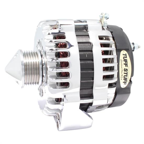 Tuff Stuff 8302CBULL6G GM Silver Bullet 225 Amp Alternator, Chr