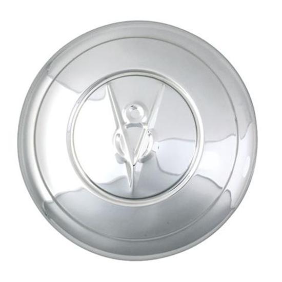 1935 Ford V8 Style Hubcap, Stainless Steel
