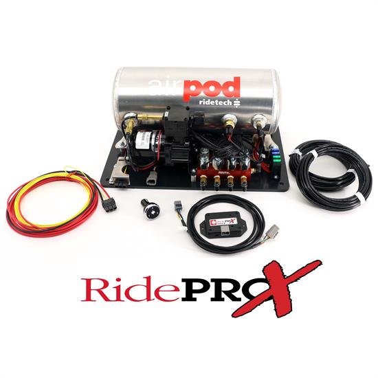 RideTech 30414000 3 Gallon AirPod W/ RidePro X Control System