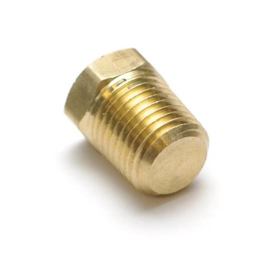 RideTech 31957004 Airline Fitting, Plug. 1/4" NPT, Male Hex Head