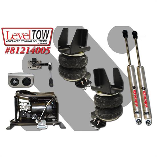 RideTech 81214005 LevelTow Kit, 2007-15 Silverado/Sierra 2WD/ 4WD