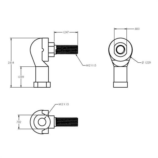 RideTech 90000921 12mm Posi Link Elbow