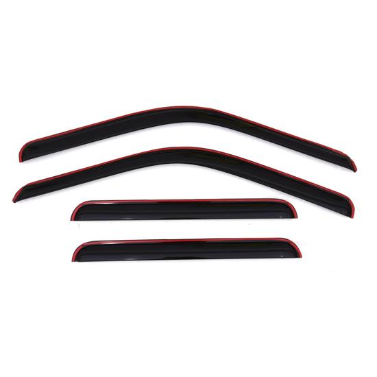 AVS 194953 Ventvisor In-Channel Deflector 4pc Smoke Tint, Ford