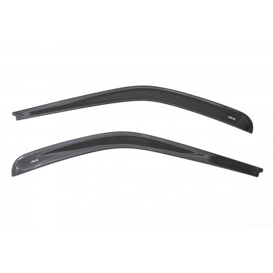 AVS 772020 Low Profile Deflector 2pc Matte Black, 07-17 Wrangler