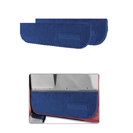LUND 122011 Pro-Line Lower Door Panel Carpet Gray Front, Ford
