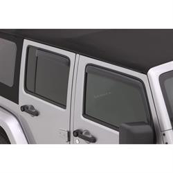 LUND 184249 Ventvisor Elite 4 pc, 2007-17 Jeep Wrangler