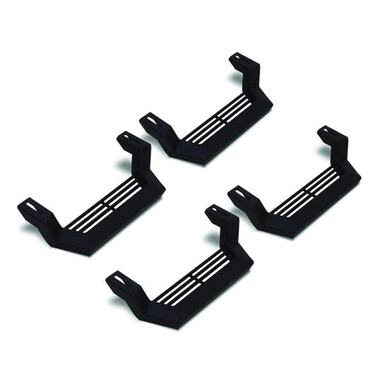 LUND 26410020 Rock Rail Step Black Short Step 4 pc