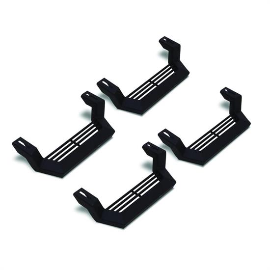LUND 26410020 Rock Rail Step Black Short Step 4 pc