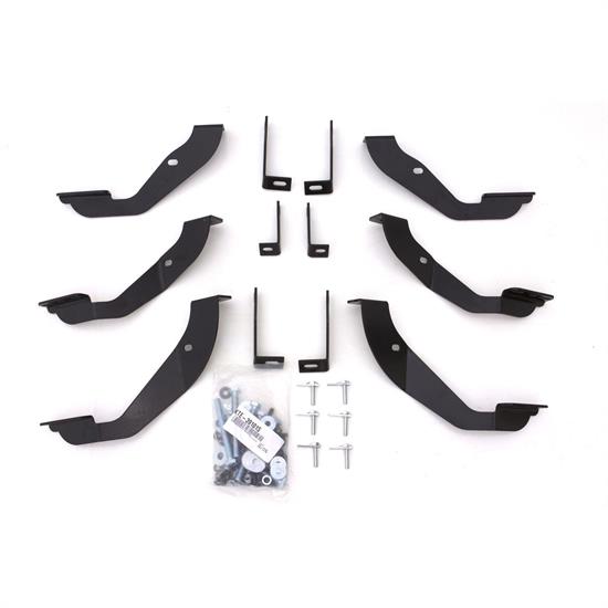 LUND 318077 Tube Step Bracket Mount Kit Black, Chevy/GMC