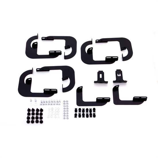 LUND 318093 Tube Step Bracket Mount Kit Black, 10-17 4Runner