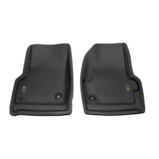 LUND 404201 Catch-All Xtreme Floor Mat 2 pc Front Black, Wrangler