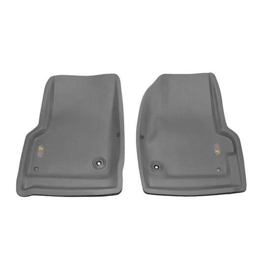 LUND 404202 Catch-All Xtreme Floor Mat 2 pc Front Gray, Wrangler