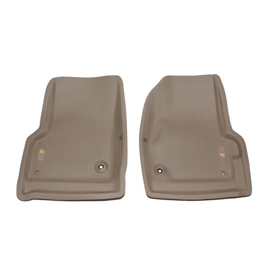 LUND 404212 Catch-All Xtreme Floor Mat 2 pc Front Tan, Wrangler