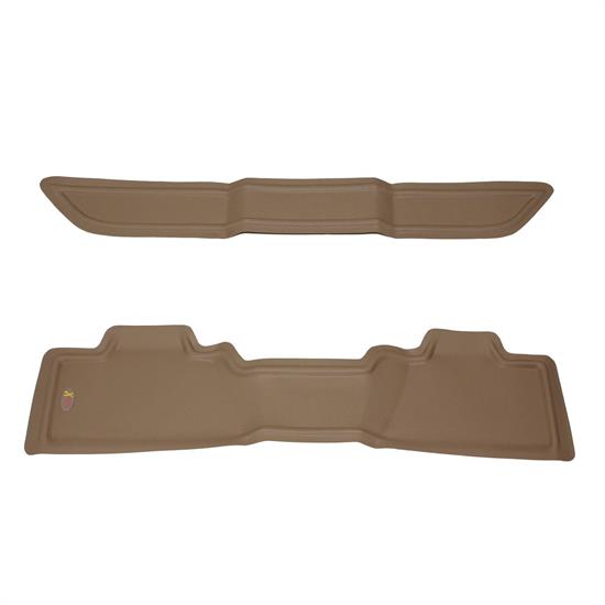 LUND 459612 Catch-All Xtreme Floor Mat 2nd/3rd Row Tan, Chevy/GMC