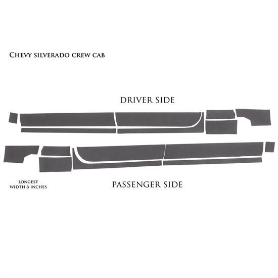 LUND 5821594 Rhino Linings Rocker Guard Large Silverado 1500-3500